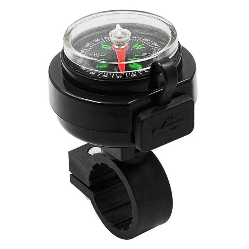 Motorcycle Compass Charger USB Waterproof Navigation Fast Charging Waterproof