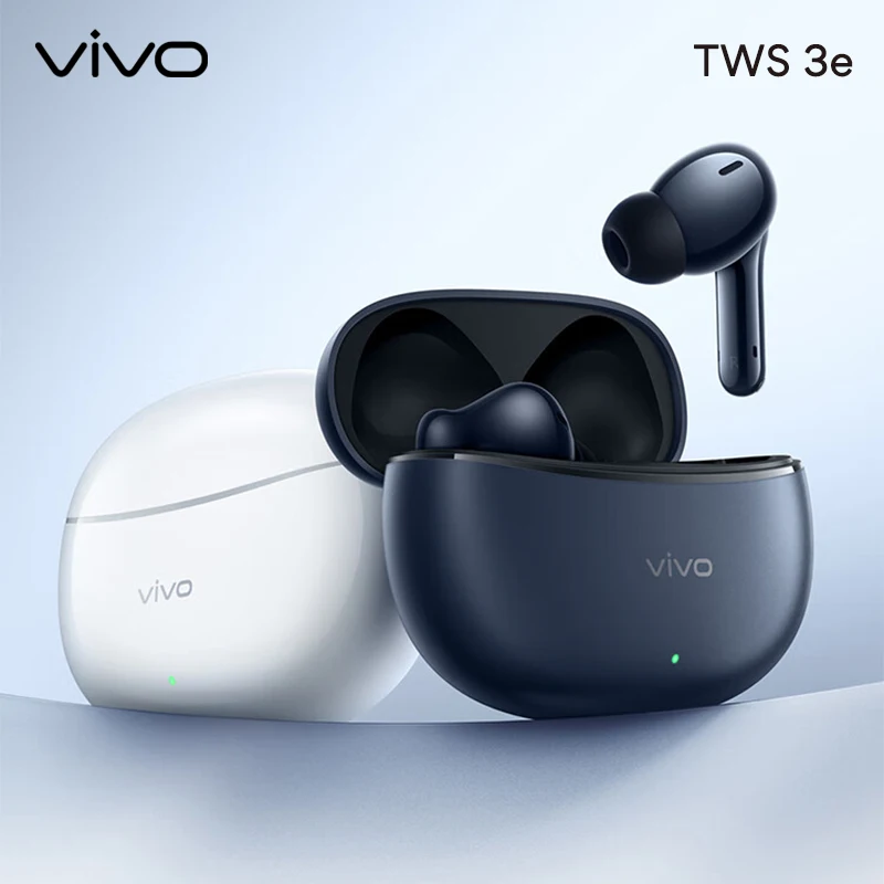 

Original Vivo TWS 3e Earphone Wireless Bluetooth 5.3 Headphone Active Noise Cancellation Earbuds DeepX 3.0 Stereo Effect Headset