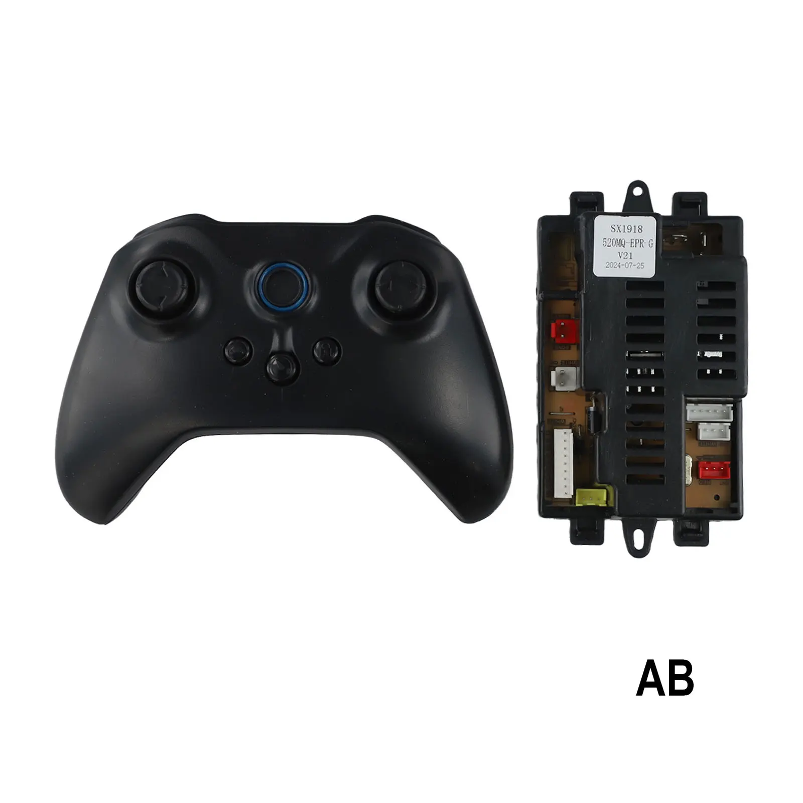 Standard Control Box For Ride On Car SX1918 Control Box ABS Metal Black Color High Reliability Stable Performance