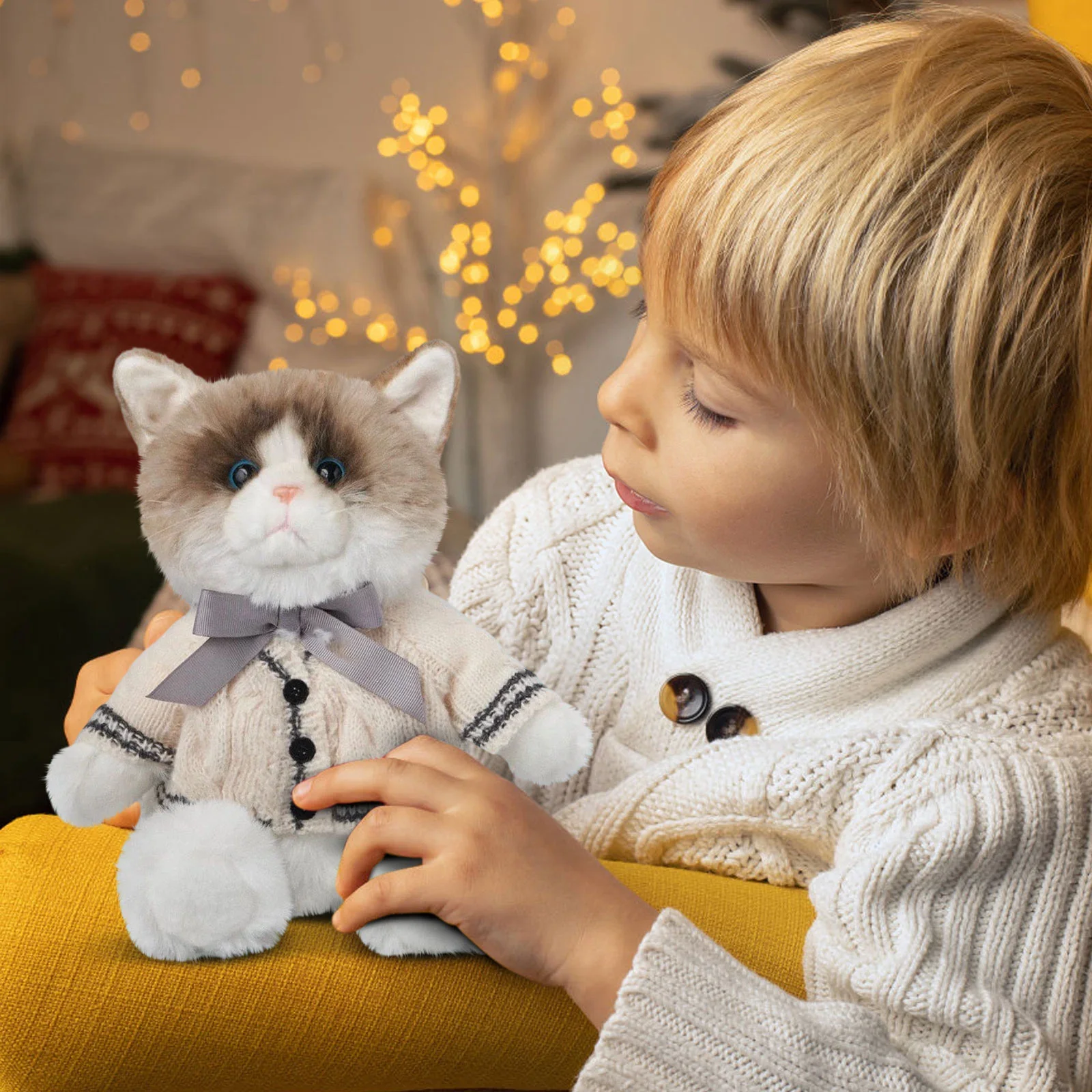

2025 New Folklore Album Cardigan Plush Cat Doll Game Surrounding Cat Plush Pillow Doll Toy For Kid Birthday Christmas Gift
