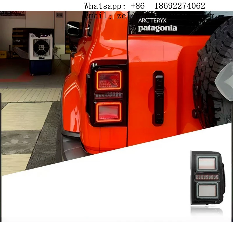 

ABS Black LED Starry Sky Tail Lights Sequential Fit For GWM Tank 300 Off-Road Heavy Duty