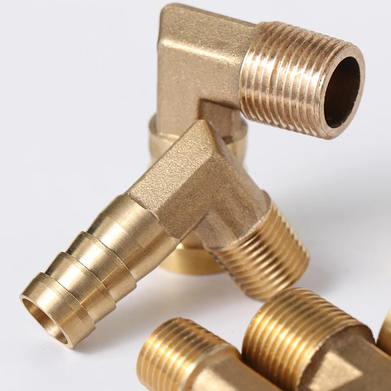 Pagoda connector 6 8 10 12 14mm hose barb connector, hose tail thread 1/8 1/4 3/8 1/2 inch thread (PT)brass water pipe fittings