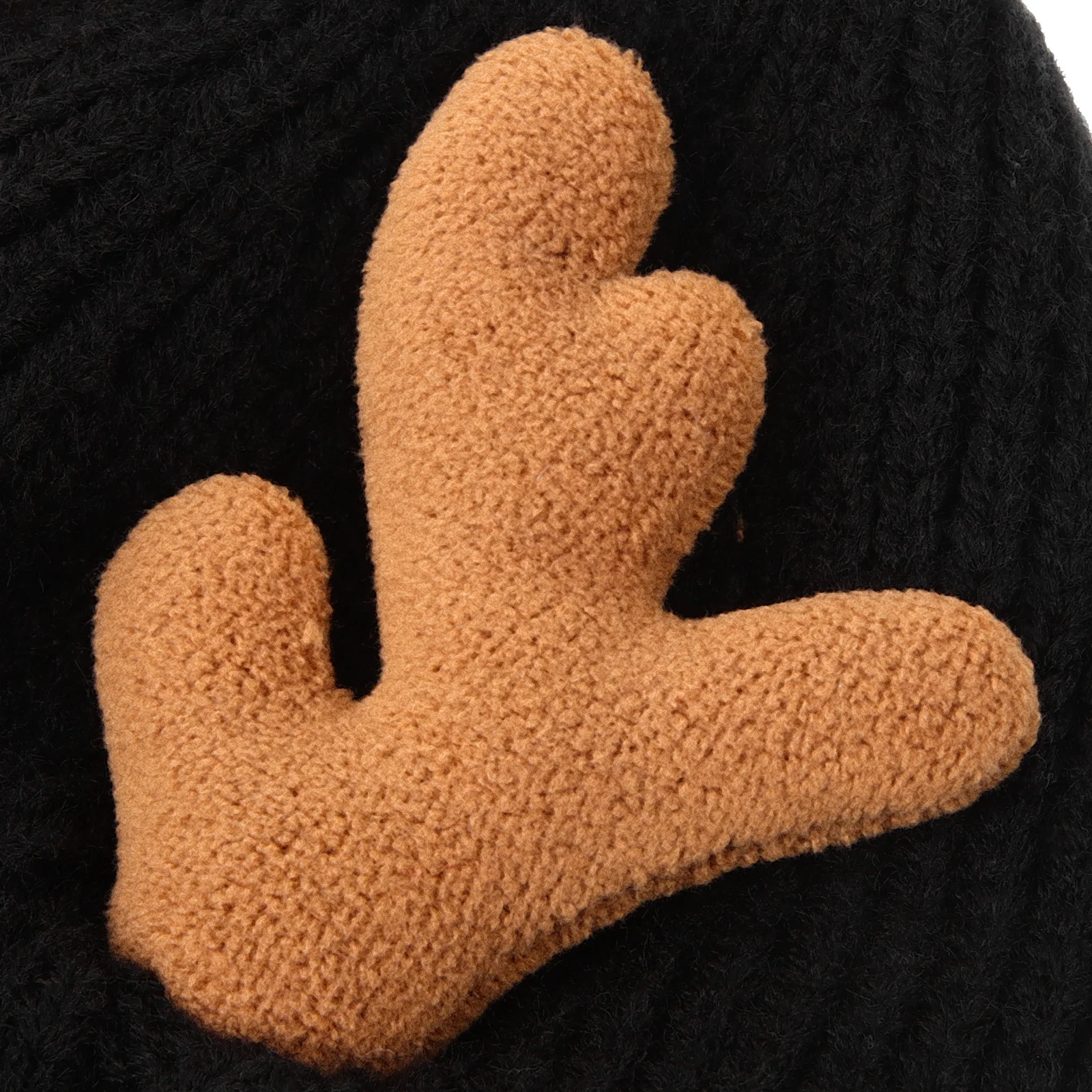 

1Pcs Winter Warm Hat Christmas Antlers Knitted Cap Soft Cozy Knit Woolen Cap Lightweight Fashion Hood Knitted Hat