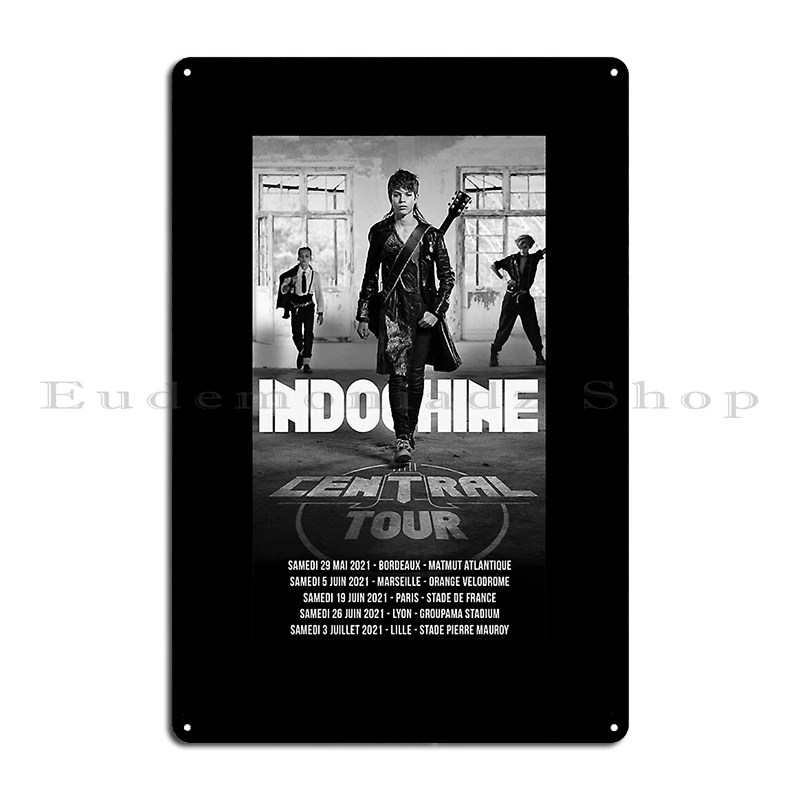 Indochina Nicola Boris Oli Group Metal Signs Cinema Garage Cinema Funny Wall Decor Indochina Tin sign Posters