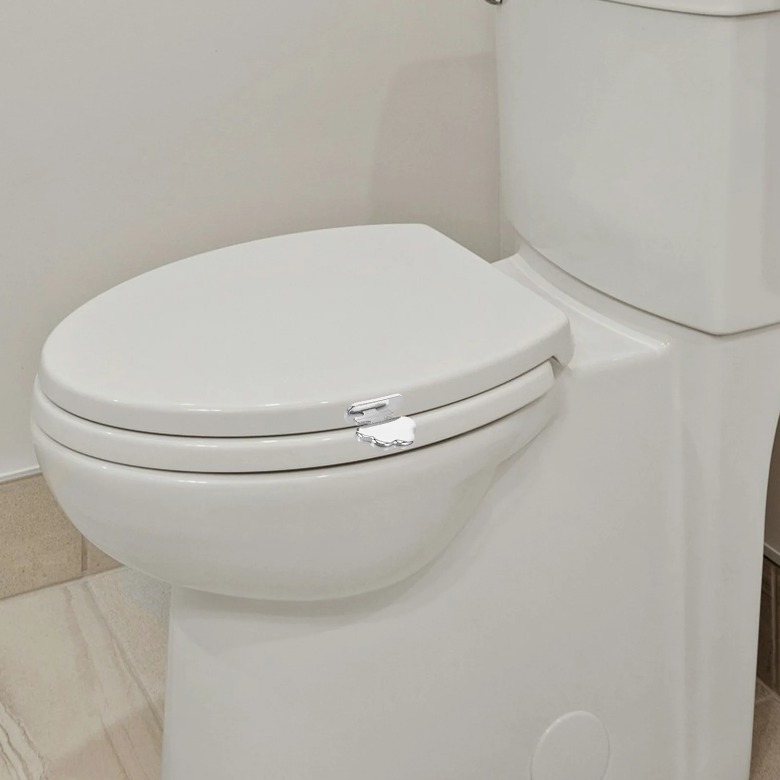 

2pcs Silicone Toilet Lid Lifter Cloud Shape Adhesive Handle For Home Bathroom Office Hotel Toilet Seat Lift Tool,