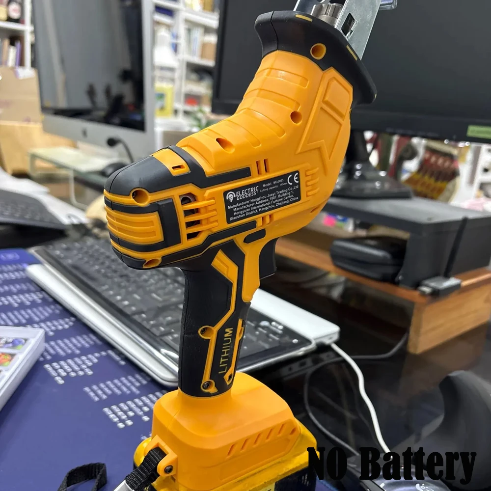 Brushless Cordless Reciprocating Saw for Dewalt 20V/Milwaukee/Makita Li-ion Battery Cutting Saber Saw Wood Metal Pipe Power Tool