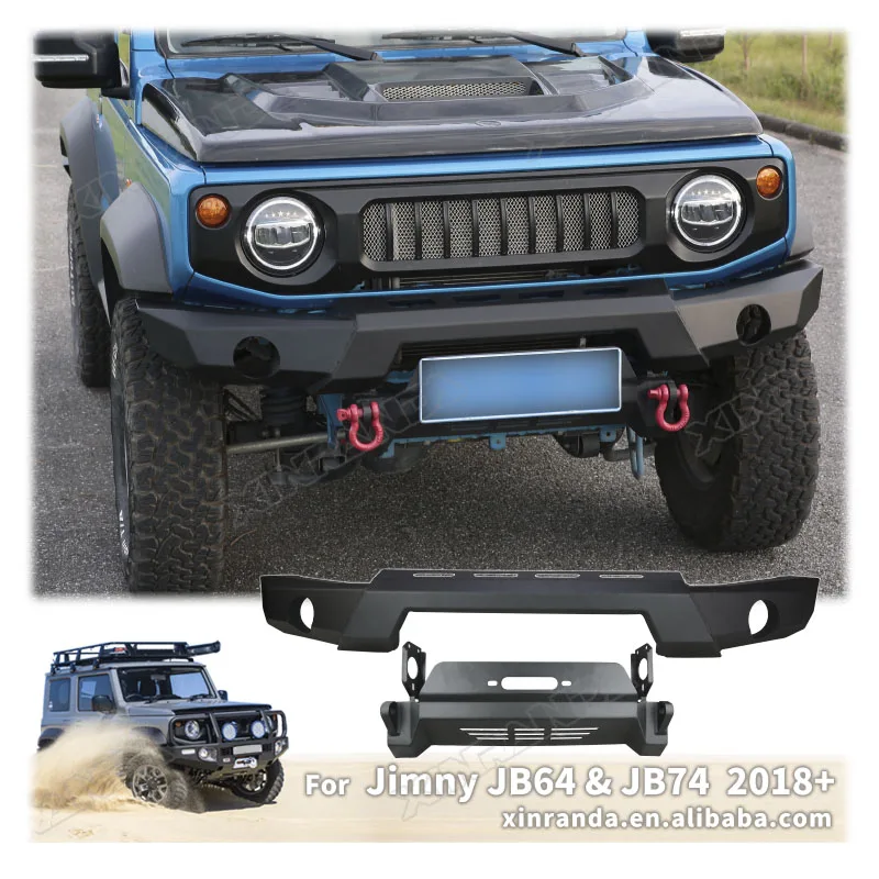 Hot Sale Jimny Accessories Front Bumper For Suzuki Jimny 3Door 5Door Jb64 Jb74 Jc74 2023 2024 2025