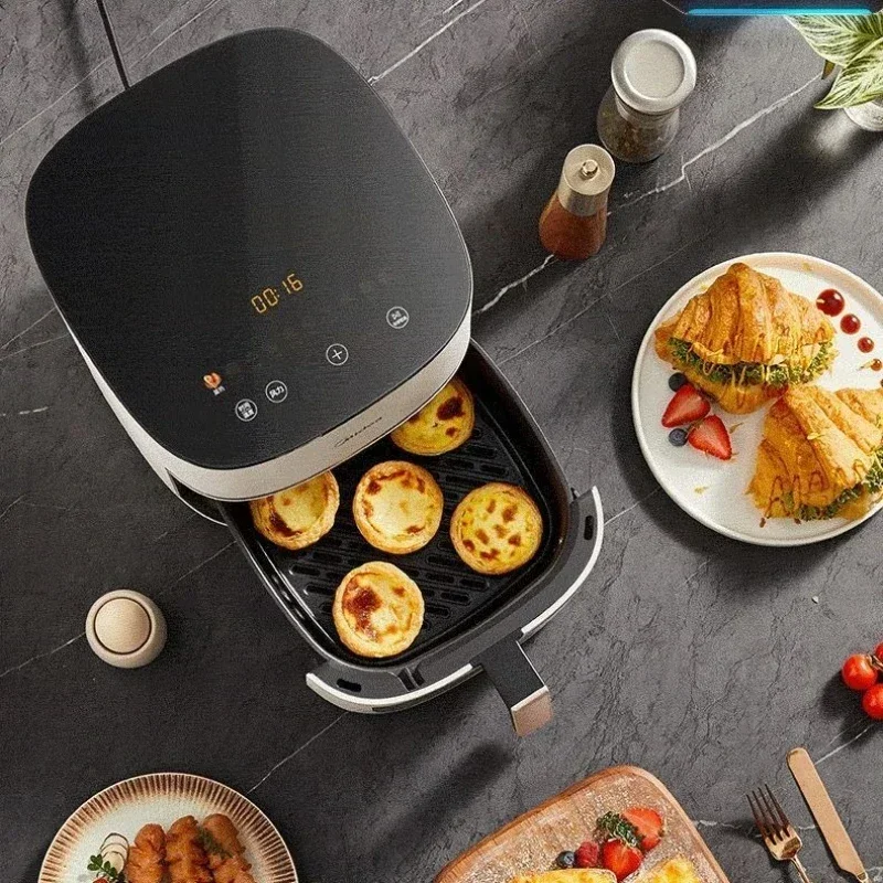 No Flipping Air Fryer Household Large Capacity Full Metal Liner Multifunctional Intelligent Visual Second Generation New