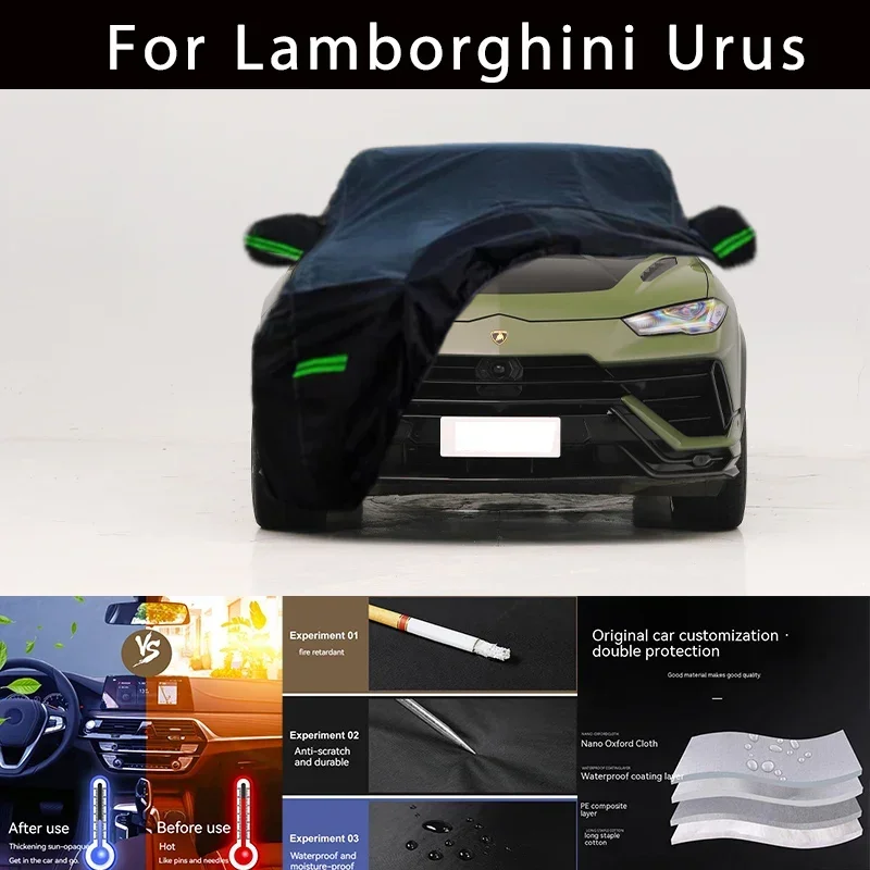

For Lamborghini Urus Outdoor Protection Full Car Covers Snow Cover Sunshade Waterproof Dustproof Exterior Car accessories