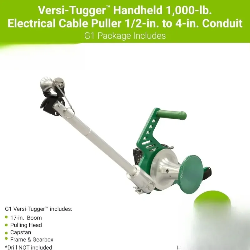 2026 Hot Sale for G1 Versi-Tugger Handheld 1 lb Wire Puller 1.27 cm to 1 in Cable Fish Tape Electrician Tool for Electrical view 3
