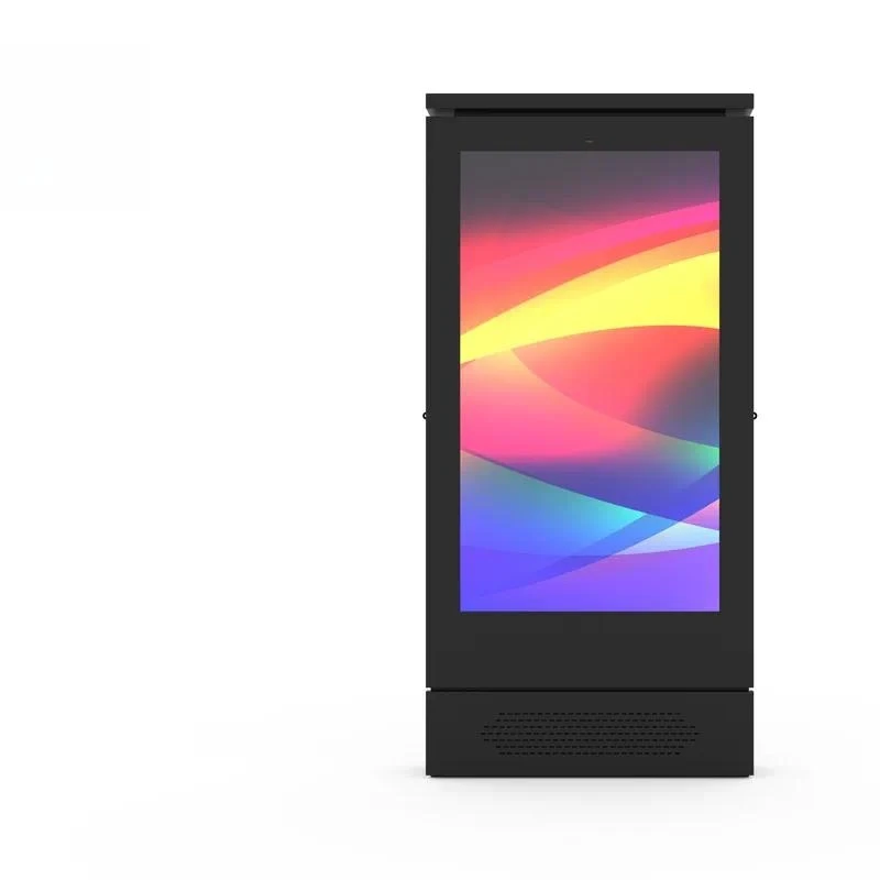 Outdoor Advertising Machine IP65 Waterproof Performance High-brightness Display Effect Supports Floor-mounted Installation