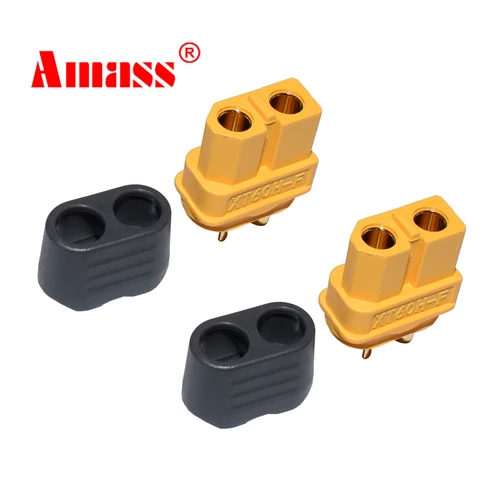 Imagen 2 del producto 10 Uds. Amass XT60 conector hembra y macho conectores XT60 XT60H para RC Lipo batería Rc Drone avión accesorios al por mayor