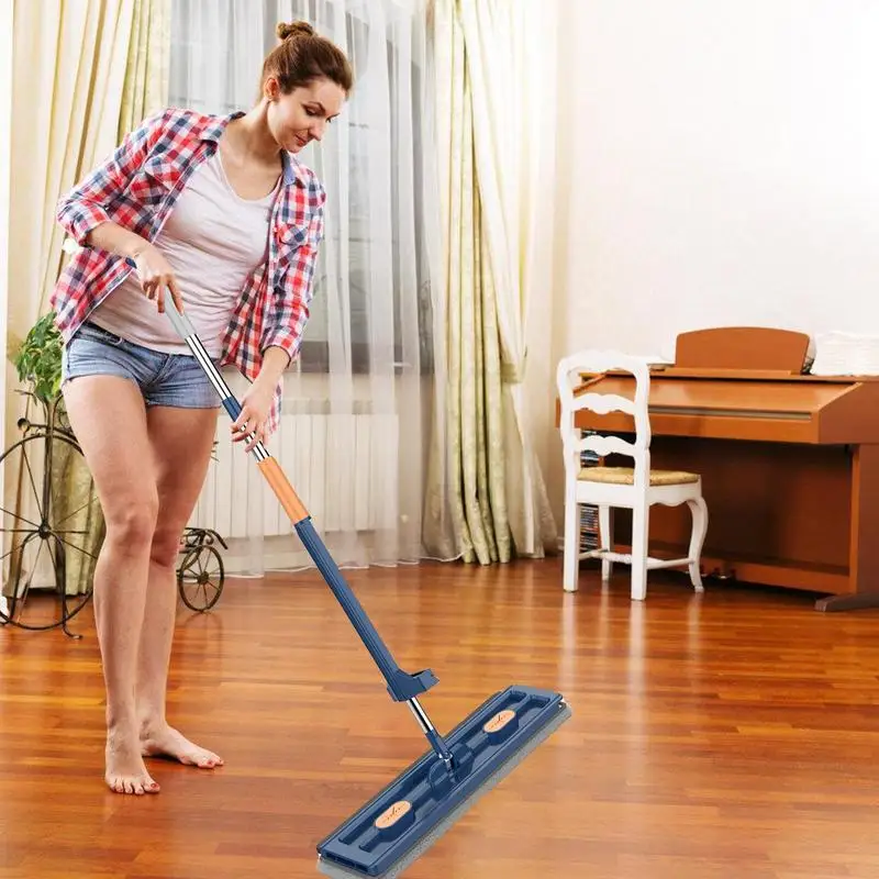 Flat Floor Mop 360 Degree Rotation Cleaning Mop For Laminate Floor Wall Dust Hardwood Ceramic Tile Wet Or Dry Usage Squeeze Mop