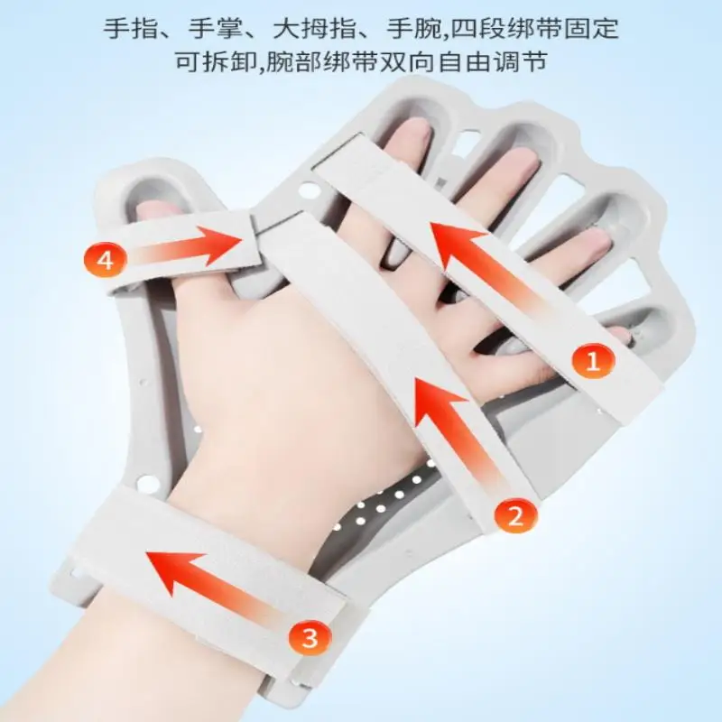 Geruchsfreie, verstellbare Handschiene, Fingerbandage, Handschuh mit Sicherheitsgurt für Sport, Gelenkschmerzen, Verletzungsrehabilitation – Detail 13