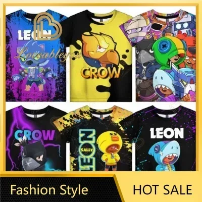 Children 4t - 16t Summer T Shirt Anime 3D Printed T-shirt Fashion Cute Harajuku Kit Larry Lawrie Short Sleeves Tshirt Tops