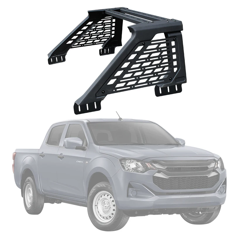 High Quality Aluminum Alloy Adjustable Anti-Rollover Frame (Integrated Stamping) for 4x4 Pickup Truck (Isuzu D-max) - Roll Bar A