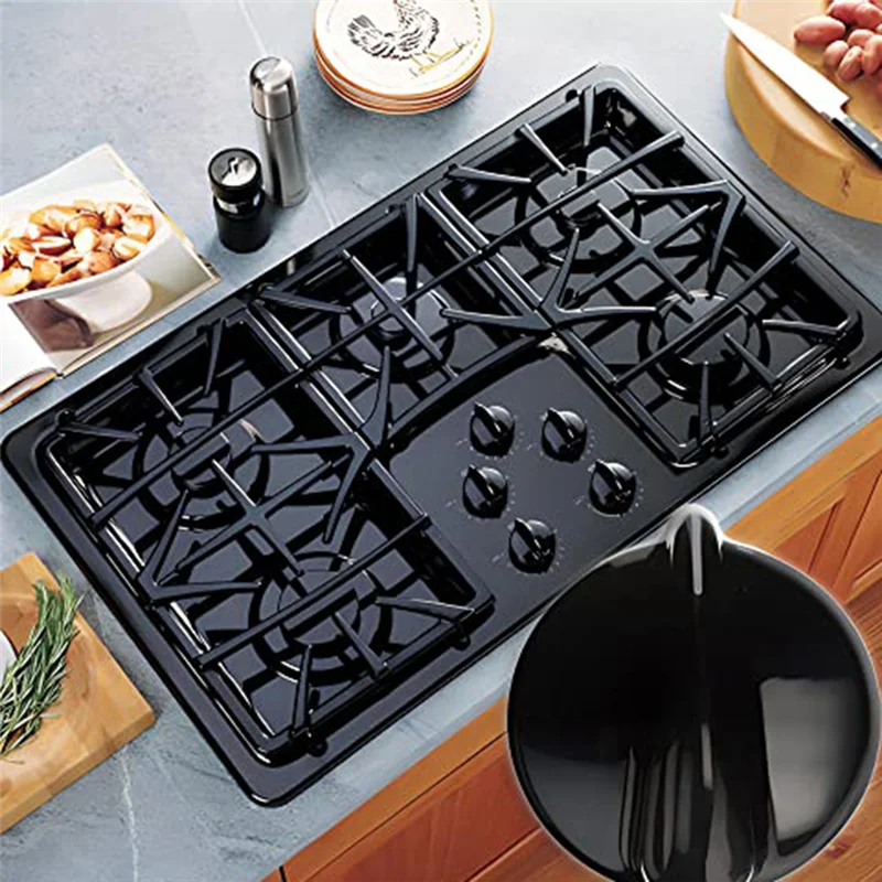 인텔리전스 4개 스토브 손잡이, 버너 제어 손잡이, 레인지 손잡이 가스 스토브 블랙 레인지/스토브/쿡탑/오븐 WB03T10236 Classy