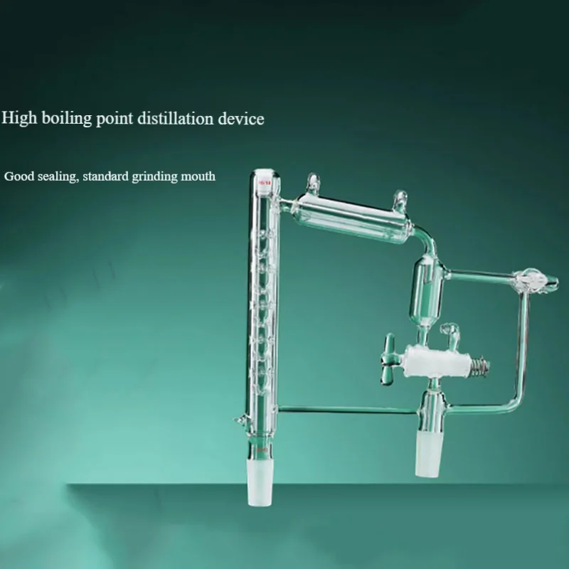 High boiling point distillation device Complete set of high boiling point distillation device with grinding port under high boro - view 2