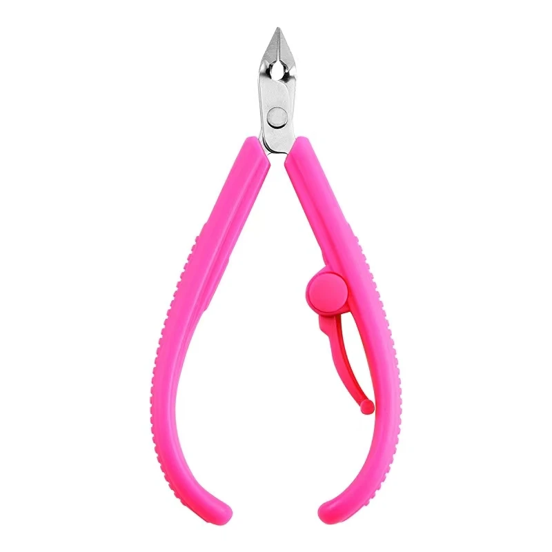 2 pezzi per set manico rosa tronchese per cuticole strumenti per Manicure per salone di Nail art