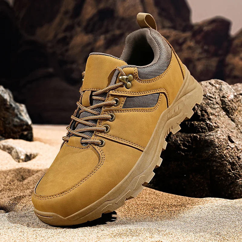 

Новинка весны и осени 2024, мужская обувь большого размера, мужская уличная спортивная обувь для альпинизма, мужская повседневная обувь с высоким берцем для пешего туризма