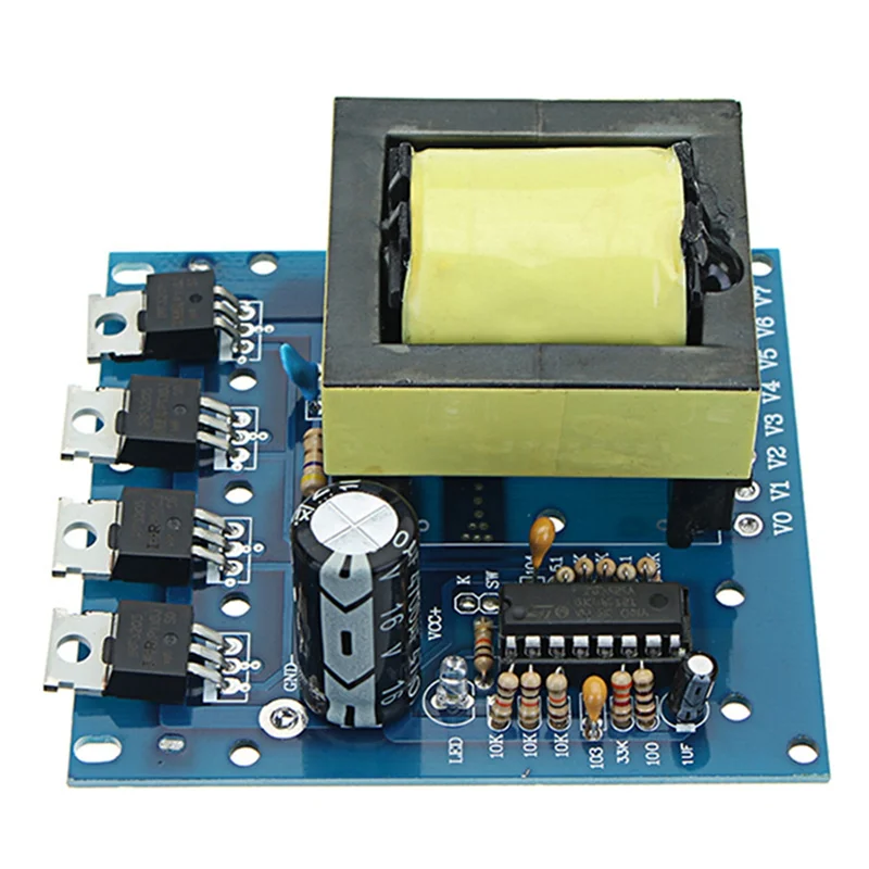 DC 12V TO AC 220V 380V 500W 1000W Inverter Boost Board Transformer Power Car Converter Module(500W)