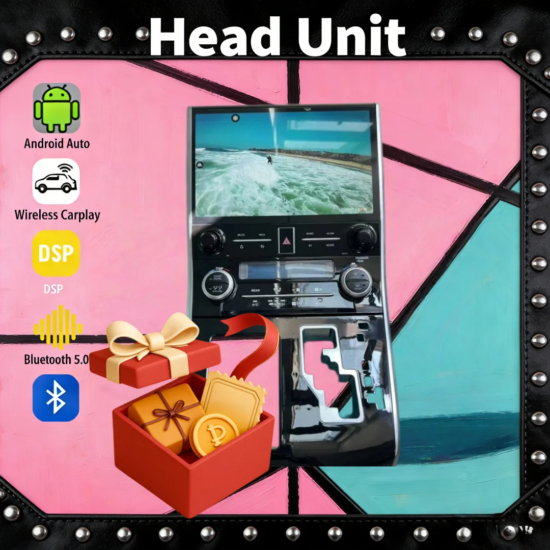 HD Touch Screen For Toyota Alphard 20 2008-2014 Multimedia Video Player 11.5 Inch DSP Head Unit Navi Wireless CarPlay GPS BT 5.0