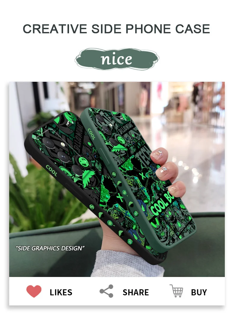 Cool Guy Graffiti Handyhülle für Samsung Galaxy A17 A07 A56 A36 A26 A16 A06 A55 A35 A25 A15 A05 A54 A34 A24 A14 A04 4G 5G Cover – Detail 1