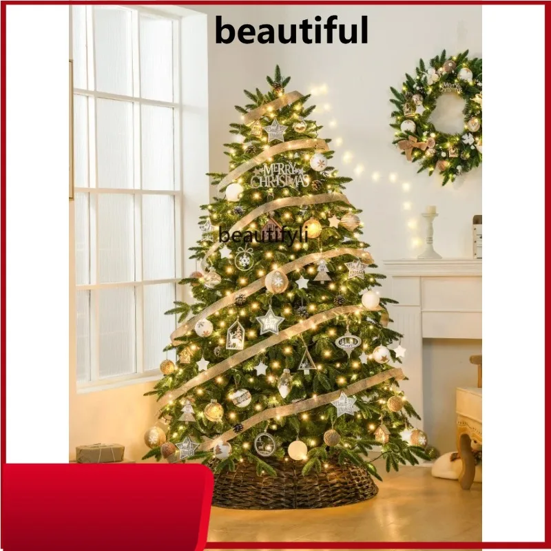 

New Large Christmas Tree Home Package PE Leaf Luxury Encryption Christmas Decoration Scene Layout H