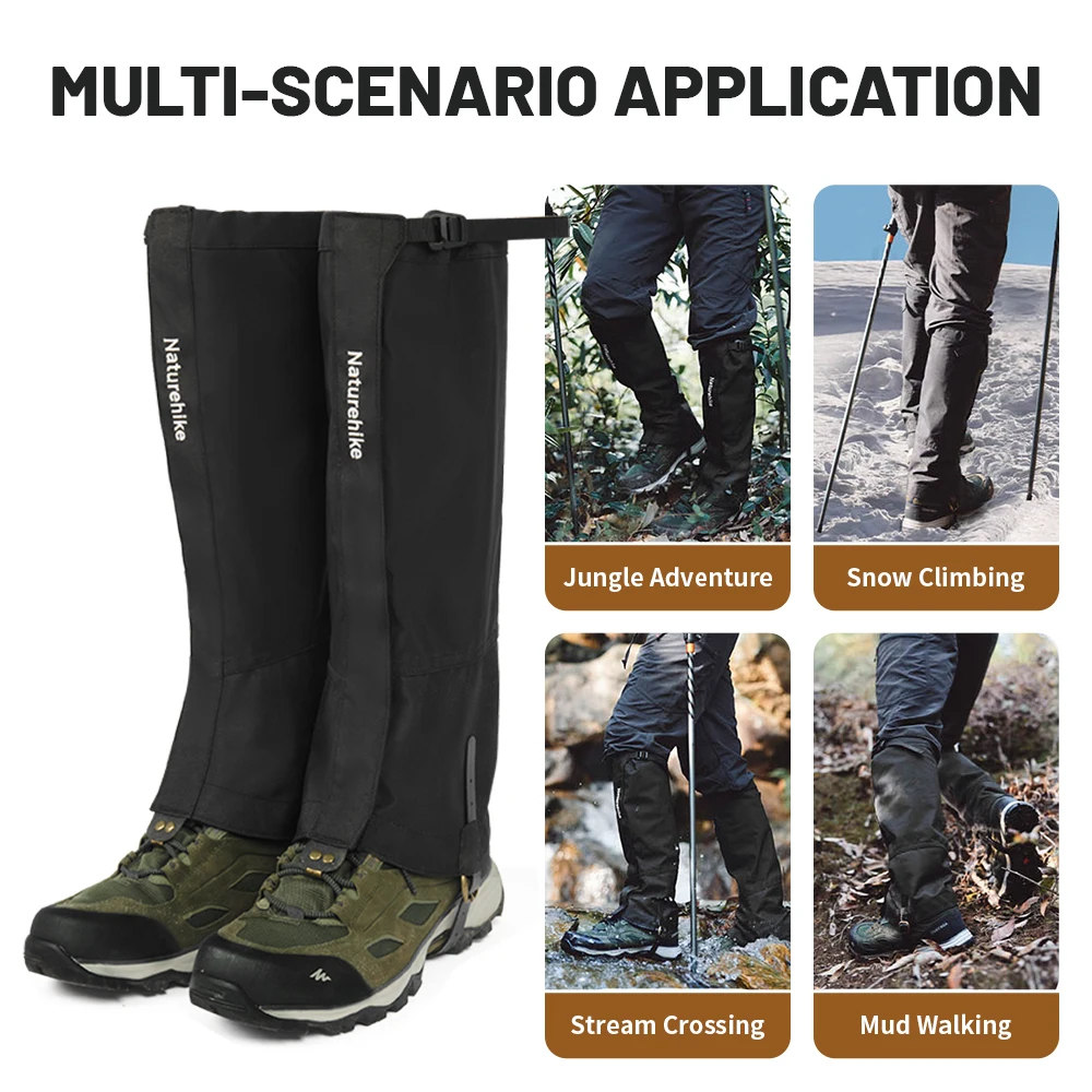Naturehike Snow Leopard Outdoor All Terrain Hiking Snow Cover 3 In 1 Nylon Insect Proof Sand Proof Water Proof Walking Camping
