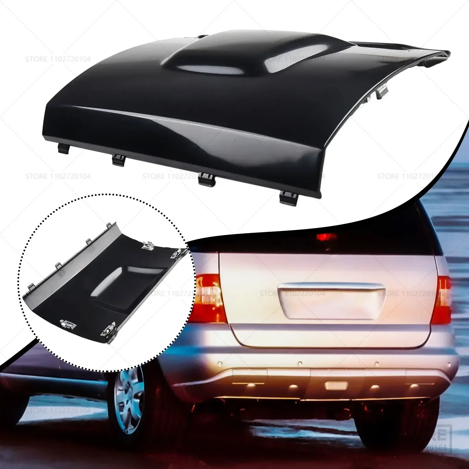 1pc Car Rear Bumper Tow Hook Cover A1638801105 for MERCEDES for Benz M CLASS W163 1998 1999 2000 2001 2002 2003 2004 2005