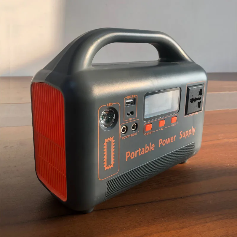 Outdoor Emergency Portable Power Station 400W 220V 192Wh Solar Generator with USB QC 3.0 PD 65W Type-C Power Bank for Camping