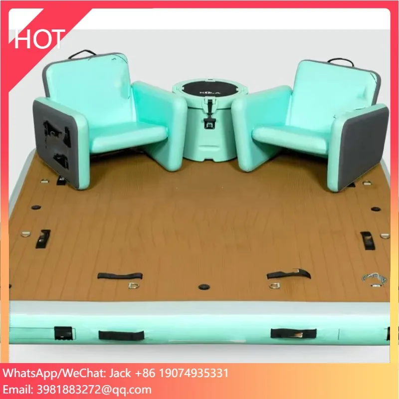 

Summer Best Island Hopper West Marine Paddle North Bote Dock Inflatable Swimming Water Platform