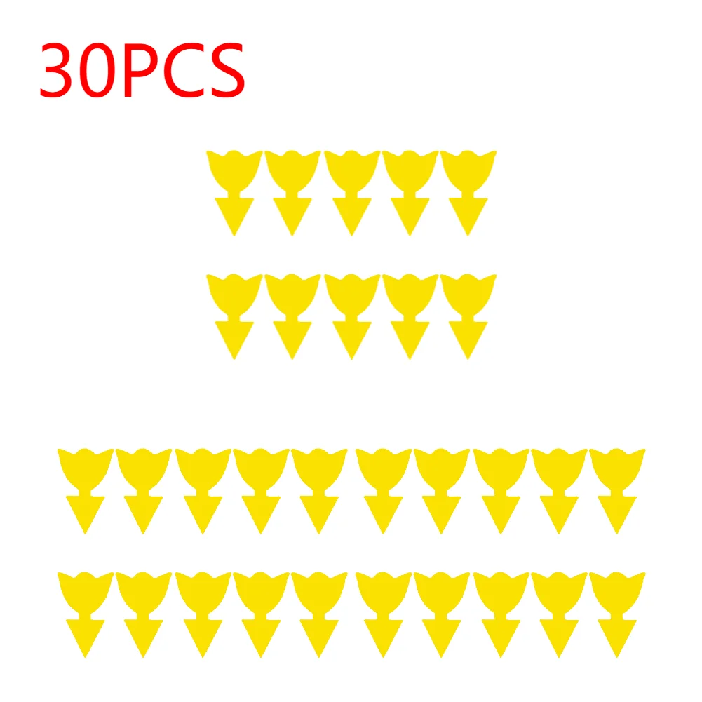 10-100 Stuks Sterke Gele Kleverige Vallen Dubbelzijdige Sticker Kleverige Vliegenvangers Insecten Ongedierte Buiten Insectenvanger Sticker