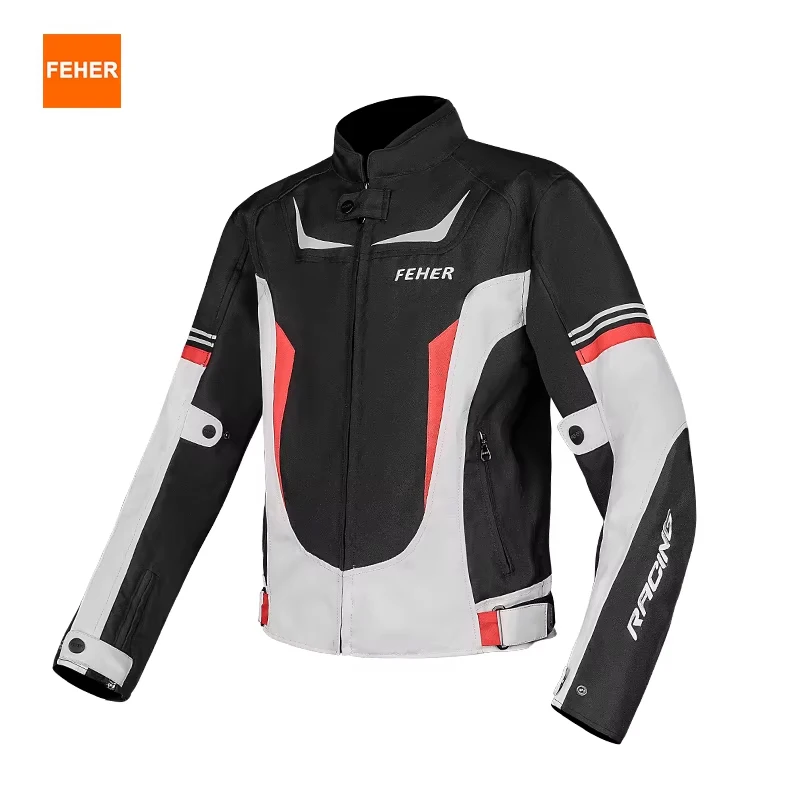 

FEHER Winter Motorcycle Jacket Man Large Size Breathable Comfortable Configuration 5 Piece Protective Gear Motorcycle Jackets