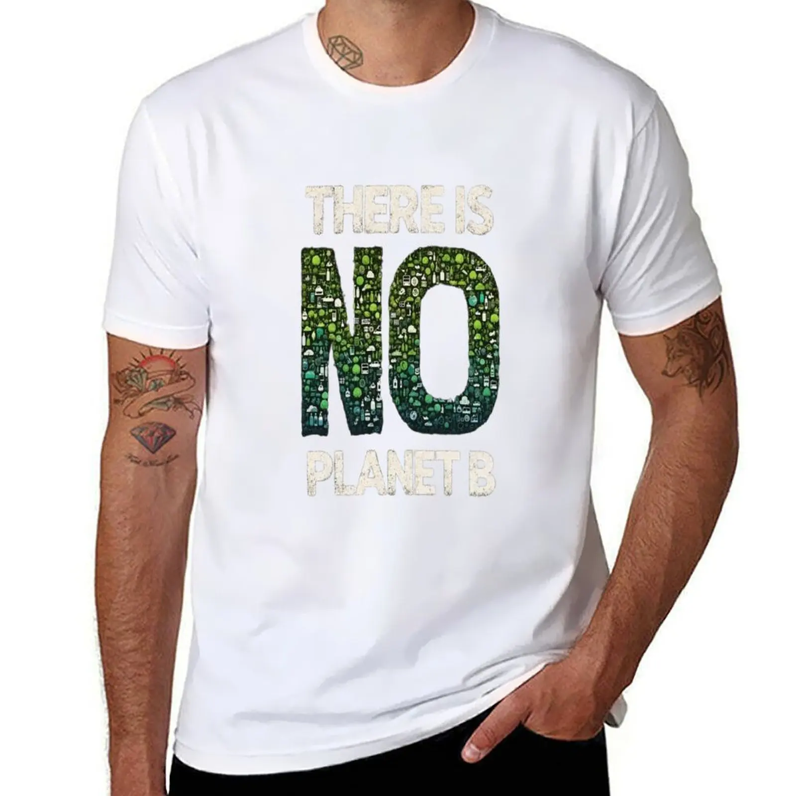 

Eco-Conscious Call: There Is No Planet B Artwork Climate Action Design T-Shirt funny t shirts man T-Shirt