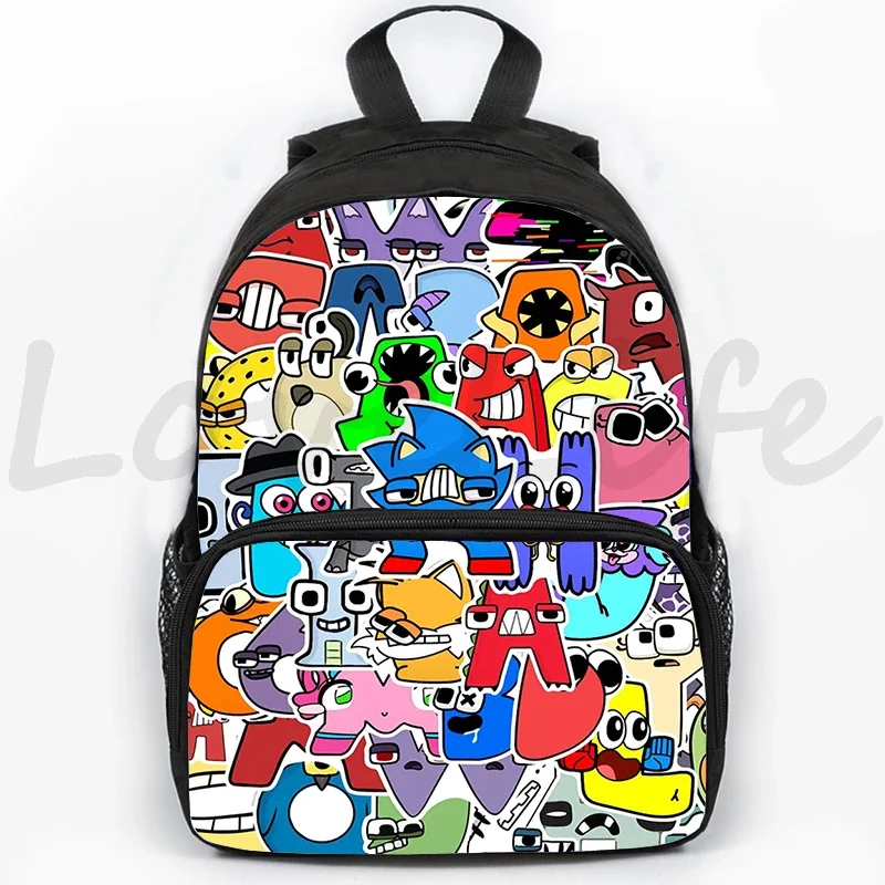 16 Zoll Alphabet Lore Schult asche Brief Legende Rucksack Grundschüler Kindergarten Rucksack Kinder wasserdichten Rucksack