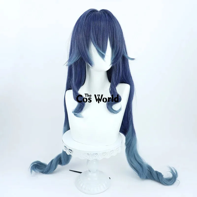

zizi 2025 Genshin Layla 100cm Long Games Cosplay Wigs Fiber Heat Resistant Synthetic Hair + Wig Cap