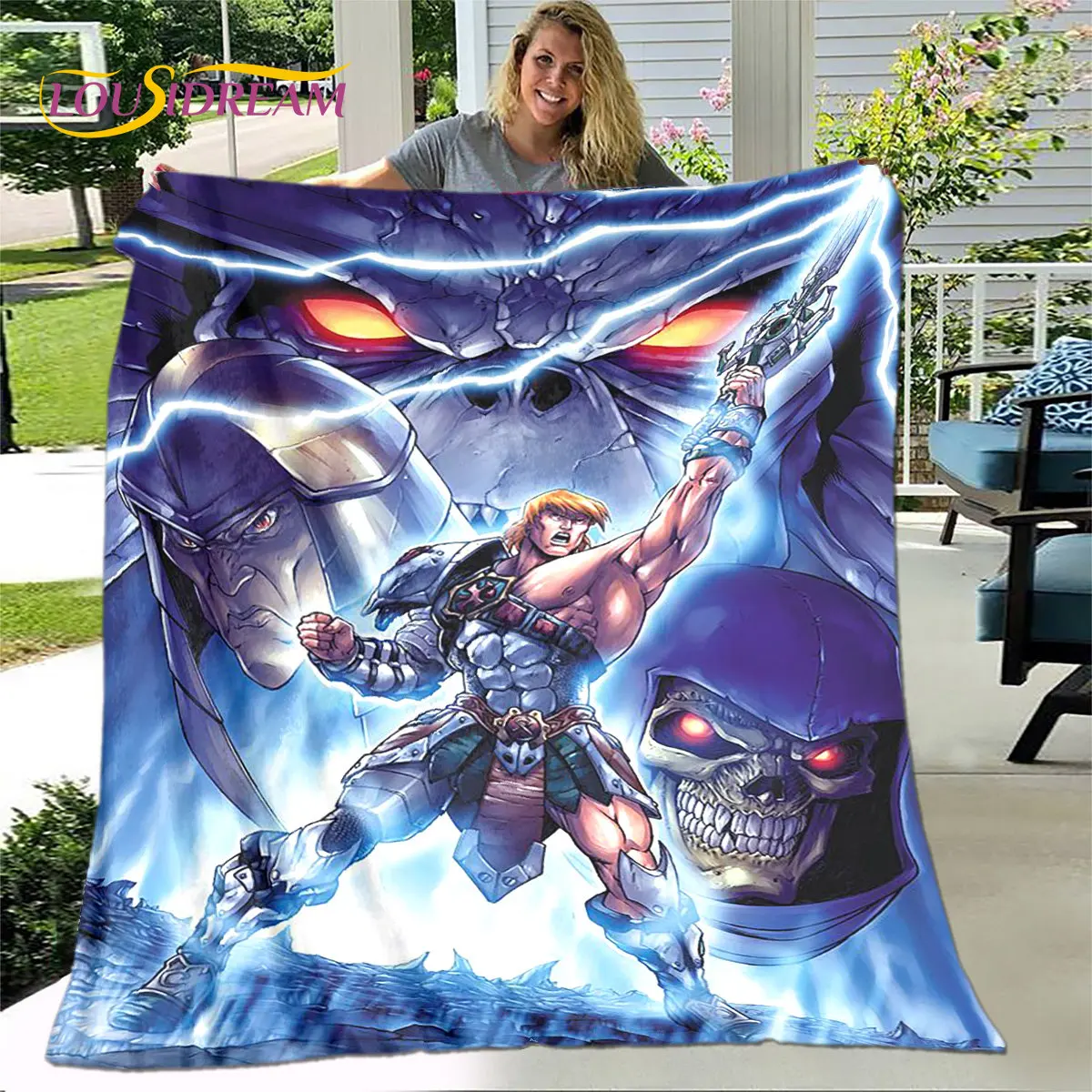 Ông Người Chủ Của Vũ Trụ, Chất Liệu Mềm Mại, Chăn, dép Nỉ Chăn Ném Chăn Cho Phòng Ngủ Phòng Khách Sofa Giường Dã Ngoại Bao