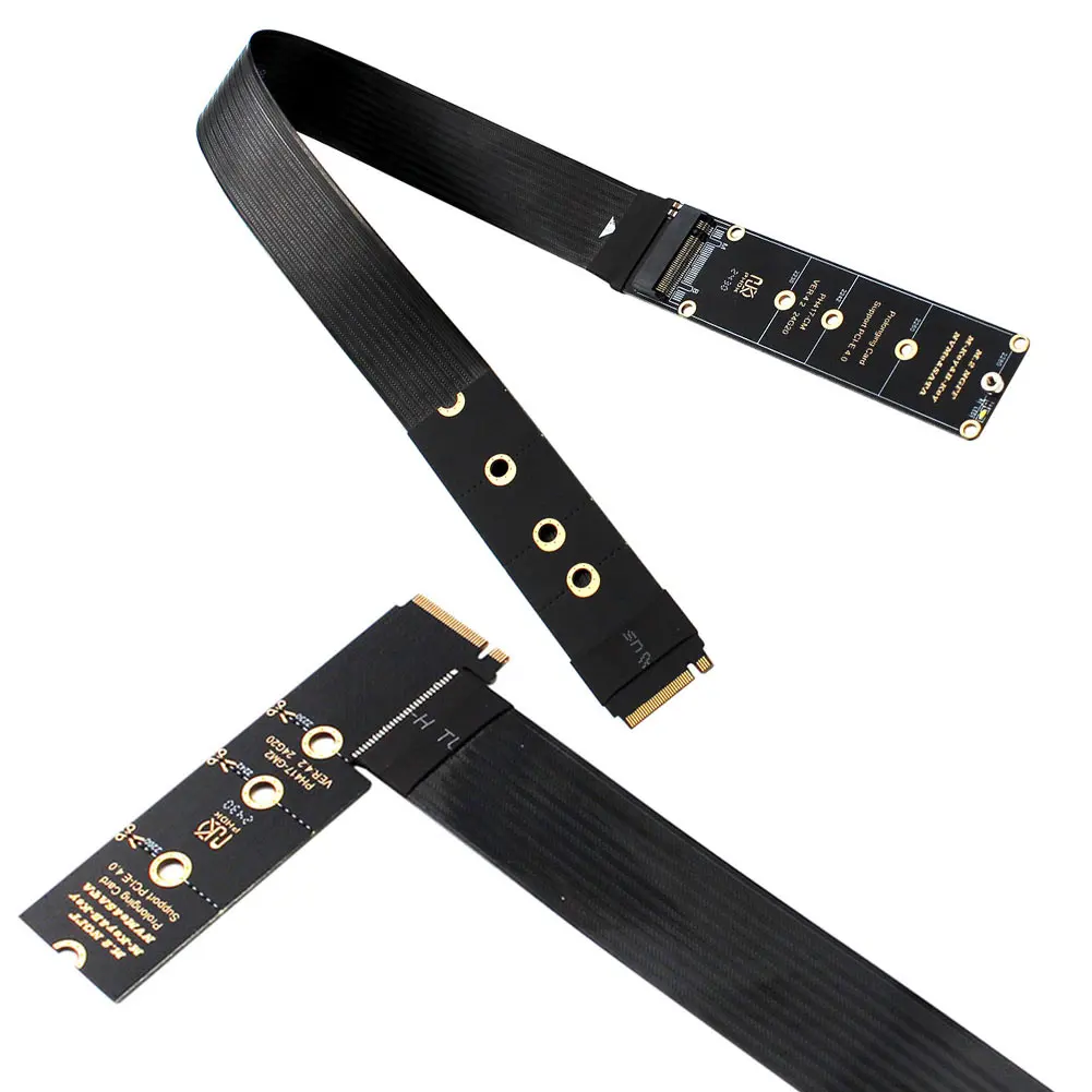M.2 NVME NGFF M-Key SSD Extension Cable M.2 NVME Extender M.2 NVMe SSD Extension Cable for M.2 2230 2242 2260 2280 SSD