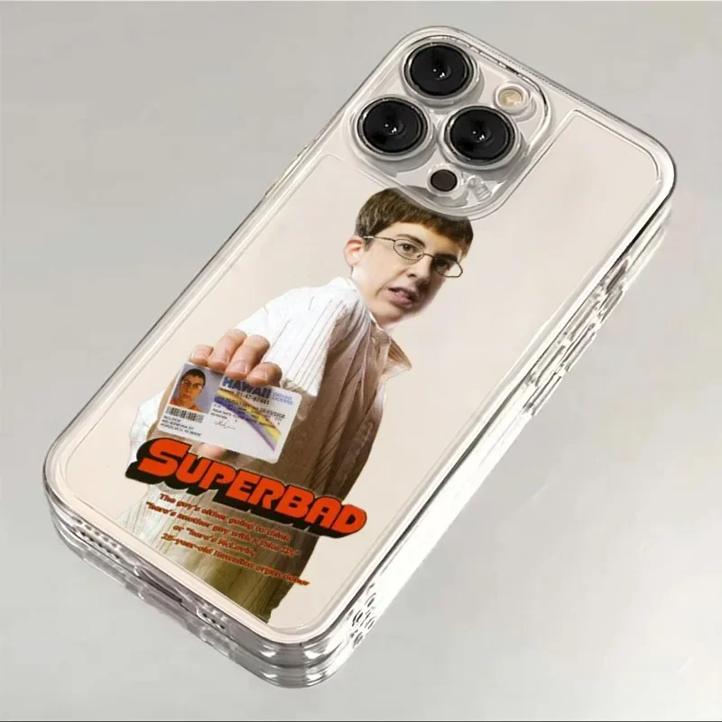 Mclovin Movie Superbad Phone Case For iPhone 17 16 15 14 13 12 11 Pro Max Mini SE 7 8 Plus Shockproof Transparent Cover Fundas - náhled 5