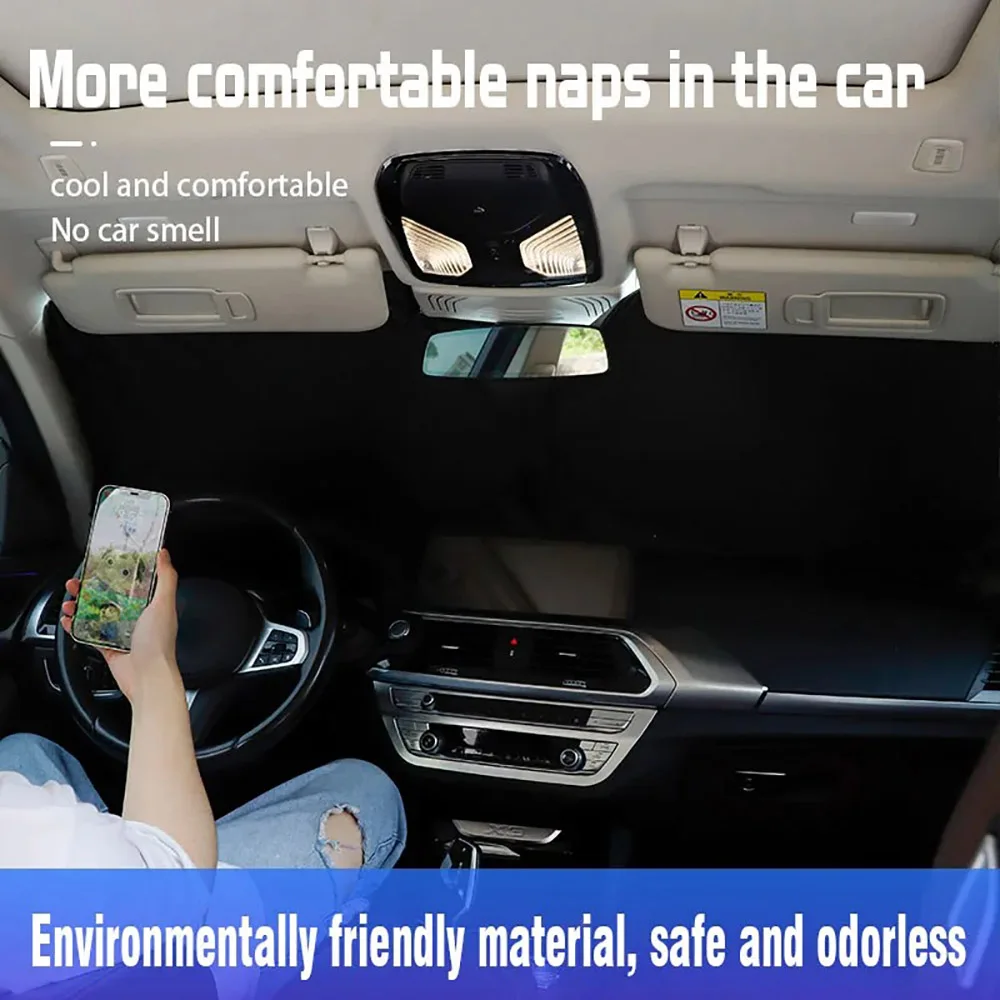 Car Windshield Sun Shade Visor UV Protection Shield For Mercedes Benz AMG W203 W206 W220 W205 W211 W212 GLE GLC GLK GLS W222