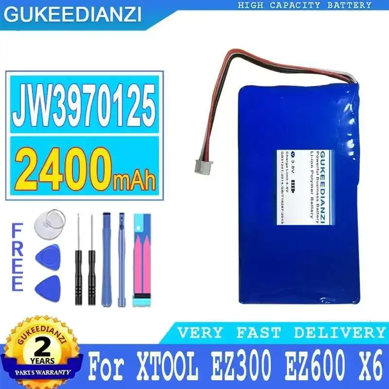 

JW3970125 2400mAh For Xtool EZ300 EZ600 X6 P52 PS2 PS70 Pro PS70Pro PS80 Car Diagnostic OBD2 Obd 2 Battery Reliable Power Supply