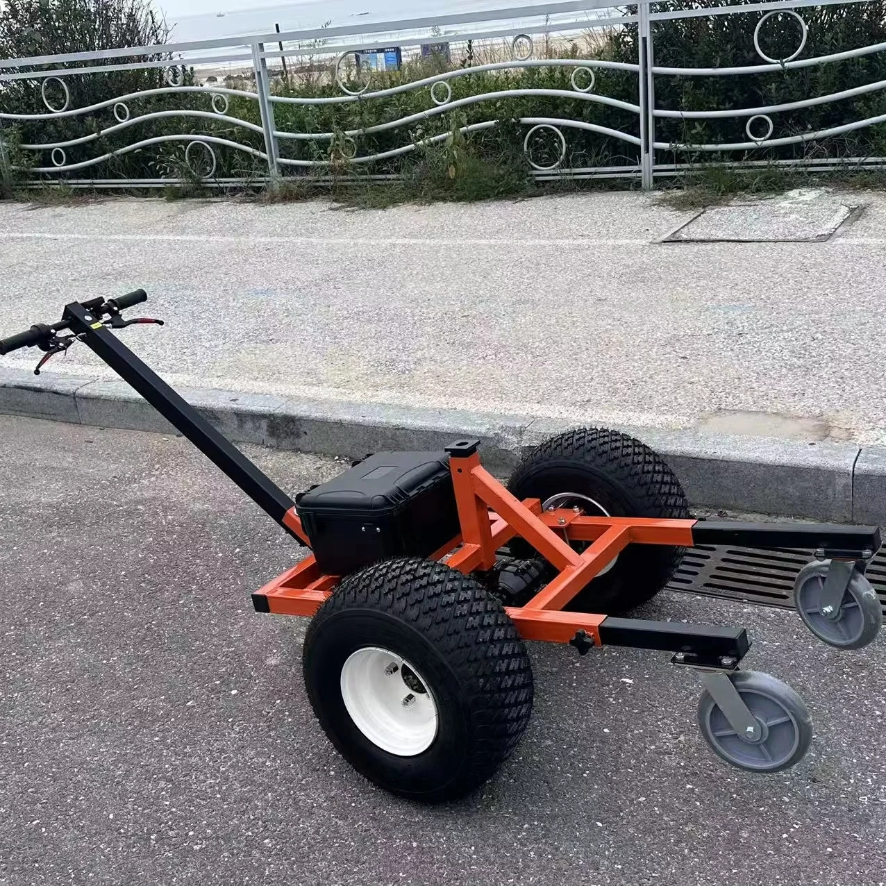 Easy Pull Trailer Tow Camper Vehicle Caravans Boat Platform Structure  Metal Electric Utility Dolly