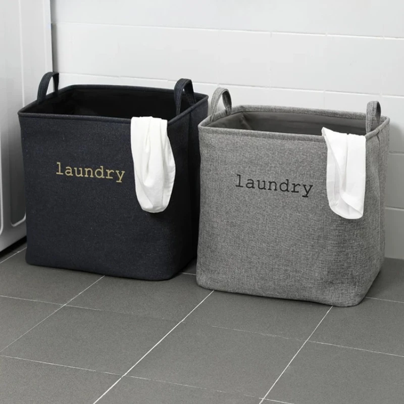 Storage Large Laundry Baskets Cute Black Bag Clothes Laundry Hamper Wall Clearance Cesto Roupa Suja Performance Accessories