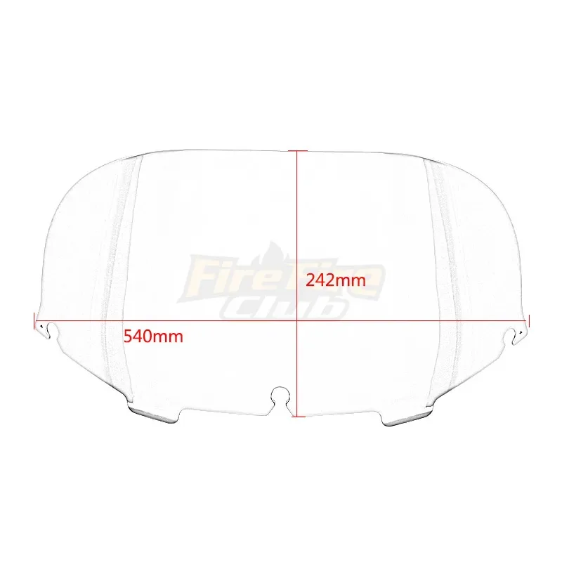 Motorcycle Accessories For Harley Electra Street Glide FLHX Touring 1996-2013 Wave Windshield Windscreen Fairing Cover