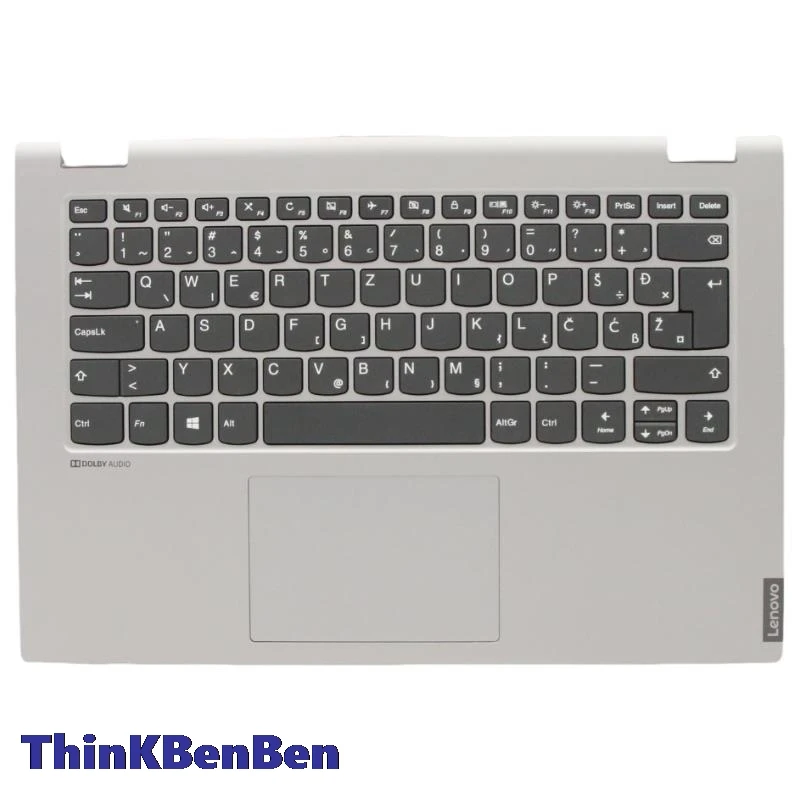 

SI Slovenian Keyboard Grey PL Upper Case Palmrest Shell Cover For Lenovo Ideapad Flex C340 14 IWL IML API 5CB0S17563