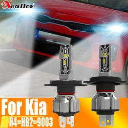2pcs H4 Led Headlight Canbus HB2 9003 Car Bulb High Power Light Diode Lamp 12v 55w For Kia Sportage Rio 3 4 Stonic Soul Picanto