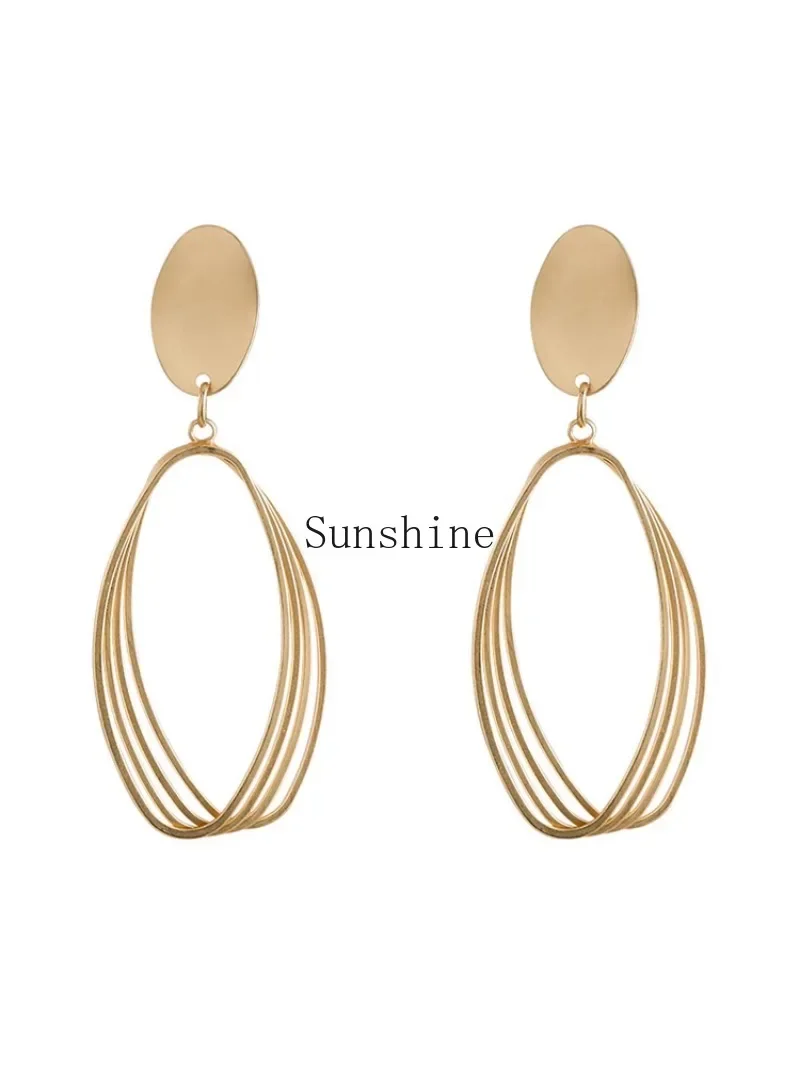 

Women's niche French high-end earrings, earrings, studs