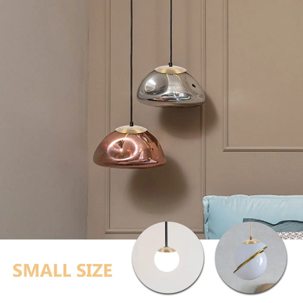 

1Set Lamp Shade Ring Brass Lampshade Collar Metal Washer Replacement for Light Socket Retainer Ring Lamp Holder Lock Socket