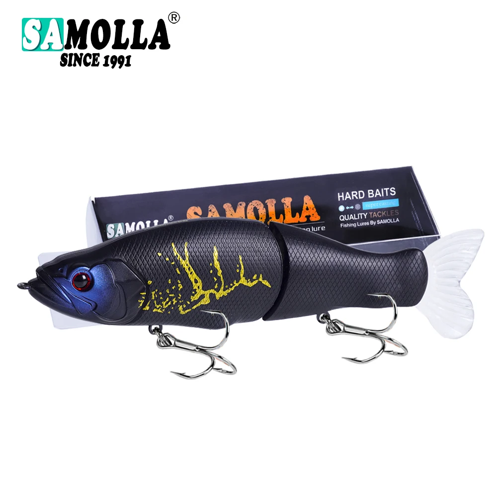 Langsam sinkende SwimBaits Angelköder 30G Whopper Vibration Soft Tail oder Hecht und Barsch Hartköder Isca Künstliches Zubehör